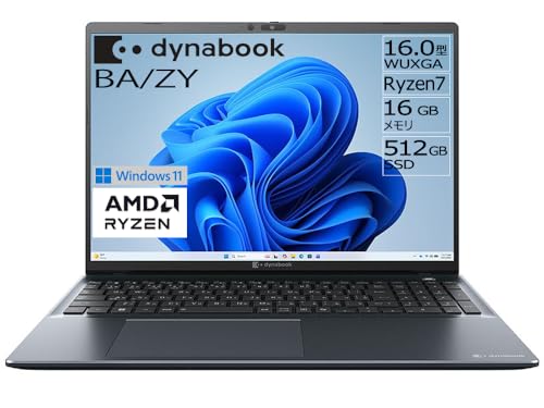 Amazon.co.jp: dynabook ノートパソコン BA/ZY【AMD Ryzenプロセッサー Amazon.co.jp: dynabook ノートパソコン BA/ZY【AMD Ryzenプロセッサー